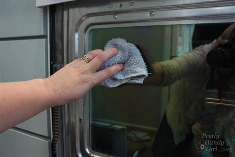 How to Clean INSIDE Your Oven Door - Pretty Handy Girl