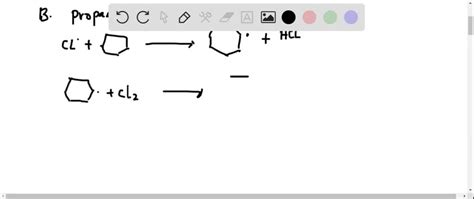 Please draw the mechanism for the monochlorination of… - SolvedLib