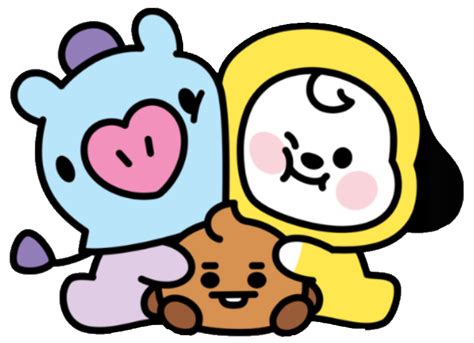 Bt21 Chimmy Stickers Png di 2021 | Kartu lucu, Gambar bts, Wallpaper bts