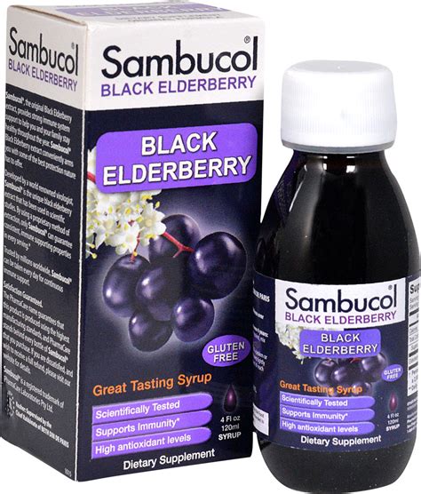 Sambucol Black Elderberry Immune System Support Original -- 4 fl oz - Vitacost