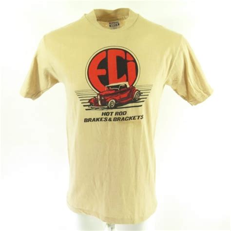 Vintage 80s Hot Rod Racing Cars T-Shirt Large fits Med Deadstock ...