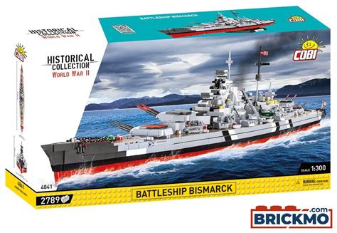 Cobi Historical Collection World War II 4841 Battleship Bismarck 4841 | BRICKMO.com - LEGO and ...