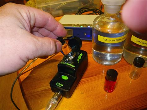 Using a Colorimeter to follow the rate of a reaction