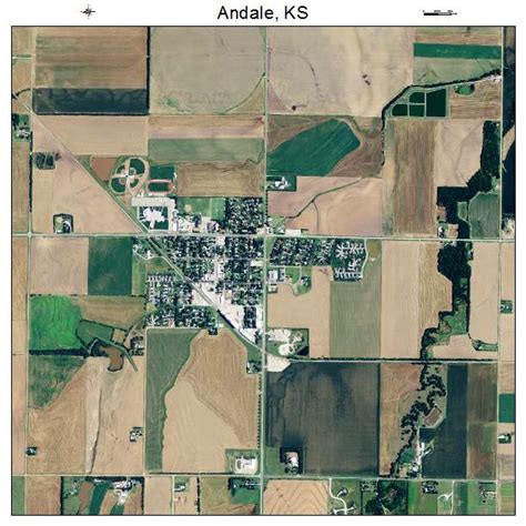 Aerial Photography Map of Andale, KS Kansas