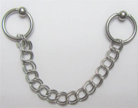 Chained Outer Inner Labia Female Genital Jewelry Hoops Intimate Jewelr – I Love My Piercings!