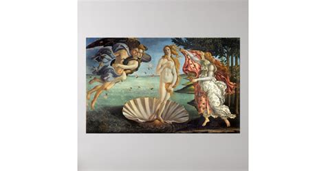 Renaissance Art, The Birth of Venus by Botticelli Poster | Zazzle.com