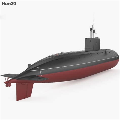 Kilo-class submarine 3D model - Ship on Hum3D