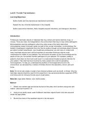 Fomite Transmission in Hospitals: Understanding Nosocomial | Course Hero