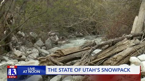 Utah's snowpack and water supply in good shape as March winds down