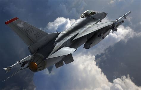 Wallpaper art, F-16, Fighting Falcon, General Dynamics, Fighting Falcon images for desktop ...