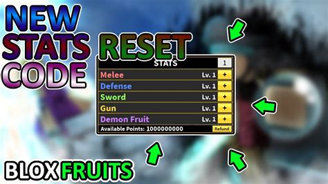 Blox Fruits Codes Reset Stats 2025 Maker Free - Ruby Sana