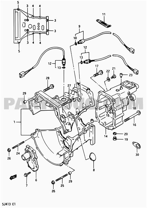 Suzuki Samurai Transmission Parts Diagram