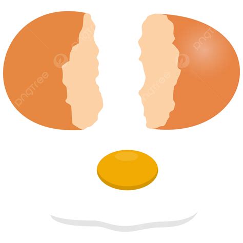 Broken Egg Vector Clipart, Broken Egg, Egg Vector, Egg PNG and Vector with Transparent ...