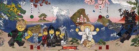 LEGO Ninjago Movie Poster Goes Ukiyo-e