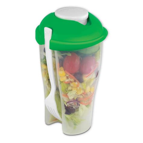 2 Pack Salad Container Set with Dressing Containers & Forks | Salads to go, Lunch box recipes ...