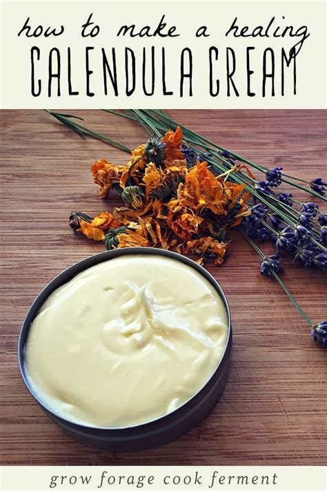 How to Make Calendula Cream