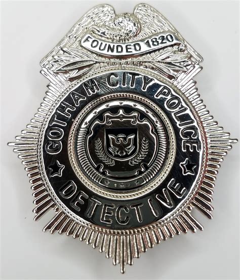 GOTHAM: Before the Legend - City of Gotham (GCPD) - Detective Police Department Prop Replica ...