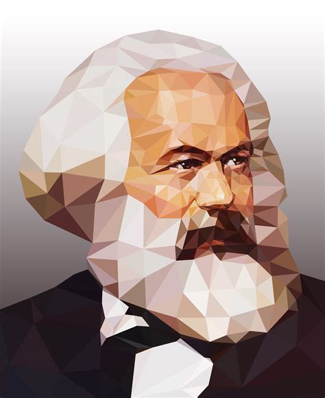 ArtStation - Karl Marx - Low Poly Portrait, Kaan Tanhan | Karl marx ...