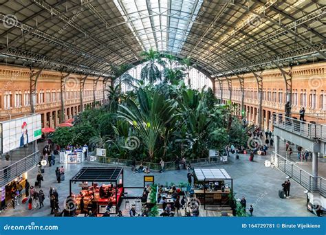 Atocha Train Station in Madrid, Spain Editorial Photo - Image of ...