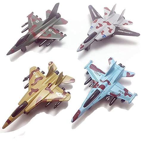 Airplane DieCast Vehicles Toys Set Metal Military Fighter Jets For Kids Boy Pack | eBay