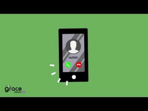 PHONE RINGING ANIMATION - with sound effect - YouTube