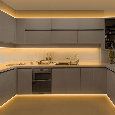 How to Choose and Install LED Strip Lights for Kitchen Cabinets ...