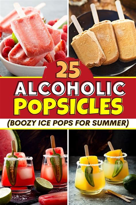 25 Easy Alcoholic Popsicles (Boozy Ice Pops for Summer) - Insanely Good