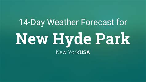 New Hyde Park, New York, USA 14 day weather forecast