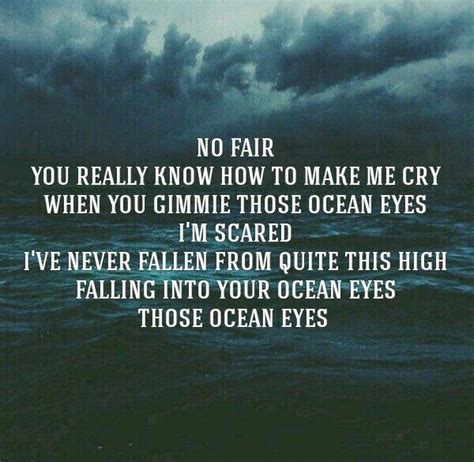 Billie Ocean Eyes Lyrics