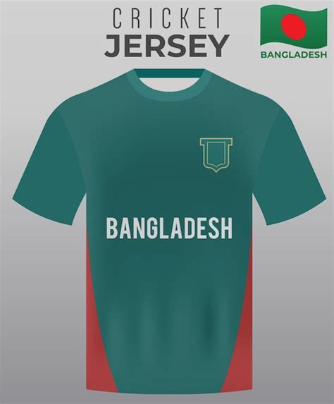 Premium Vector | Jersey of Bangladesh Cricket Team Front view