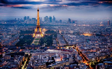 Eiffel Tower Paris city lights city skyline wallpaper | 2560x1600 | 194092 | WallpaperUP