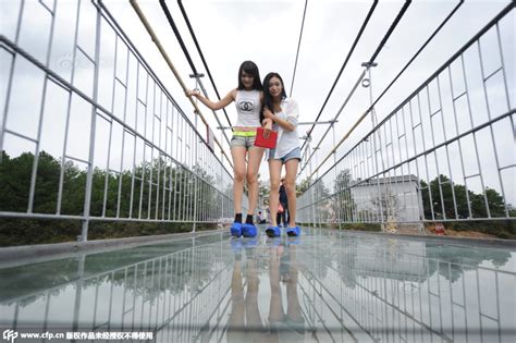 Gallery of China's First All-Glass Suspension Bridge Opens in Hunan - 3