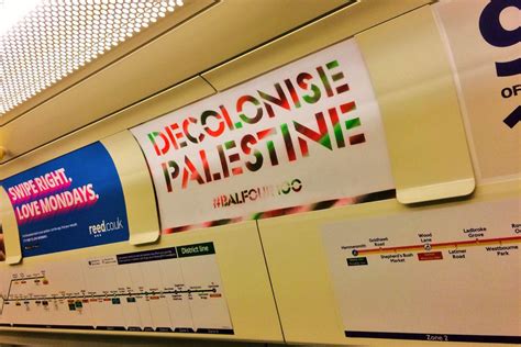 100 ‘Decolonise Palestine’ posters appear in London for Balfour centenary – Middle East Monitor