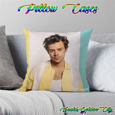 Harry Styles Yellow Pillow Cases Special Design | Etsy