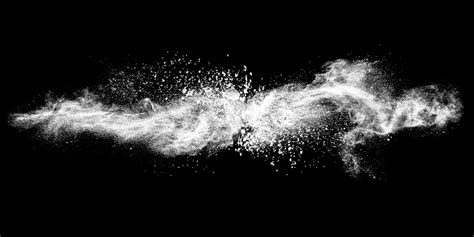 Exploding White Powder Stock Photo - Download Image Now - iStock