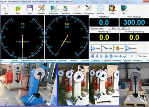 impact testing machine diagram