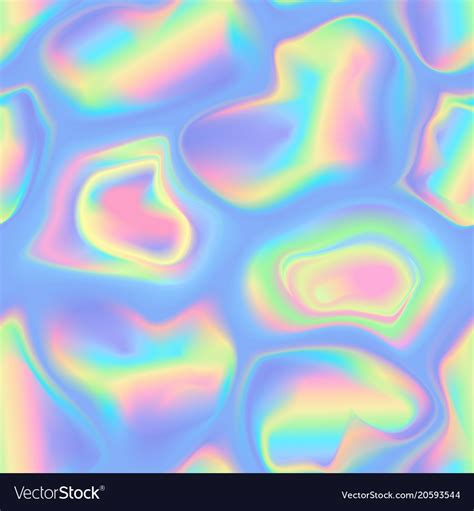 Abstract holographic seamless pattern Royalty Free Vector