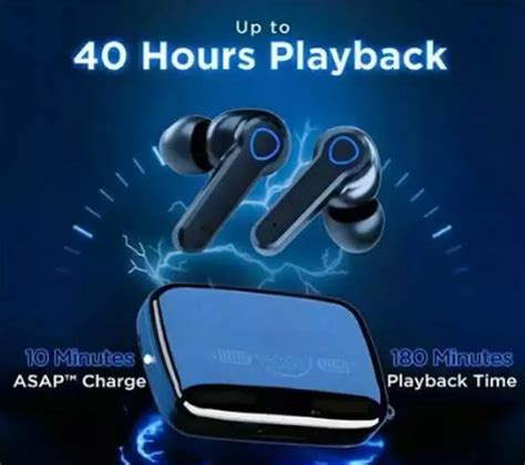 Buy M19 TWS Earbuds BT 5.1 3D Touch True Wireless Bluetooth Headset (Black, True Wireless ...