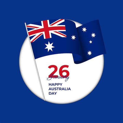 Premium Vector | Happy australia day 26th january banner template