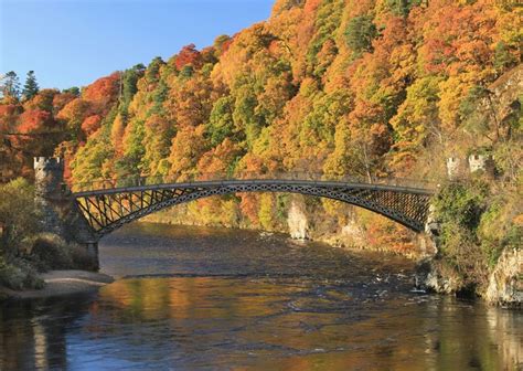 Autumn colours on Speyside at Craigellachie | Scotland highlands ...