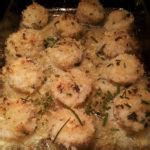 Buttery Herb-Crumbed Scallops and Mushrooms · Faith Middleton's Food Schmooze