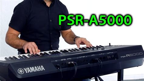 Demo Yamaha PSR-A5000 new keyboard - YouTube