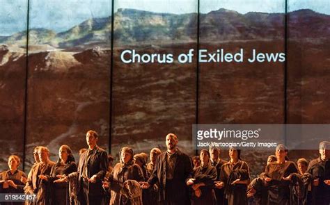 Members of the Met Opera chorus performs during the final dress ...