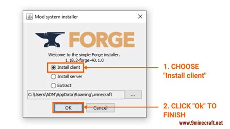 How To Download & Install Minecraft Forge - 9Minecraft.Net