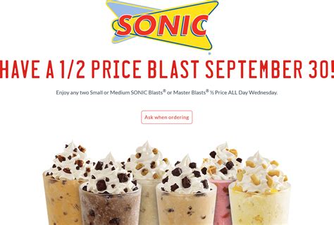 Sonic Drive-In Coupons - Second milkshake free Wednesday at Sonic Drive-In