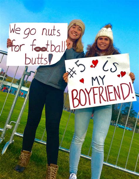 Pin by Kaela Mae on student section posters | Football boyfriend ...