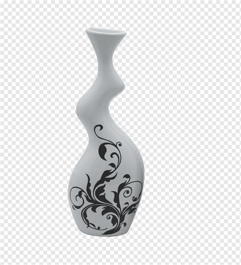 Vase Ceramic Black and white, vase, glass, white, fashion png | PNGWing
