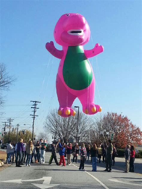 Helium Parade Balloons Barney