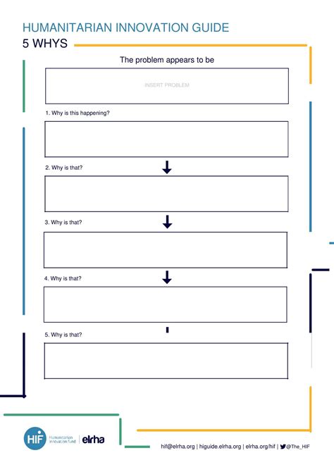 Free Printable 5 Whys Templates [Excel, Word, PDF] Editable Example