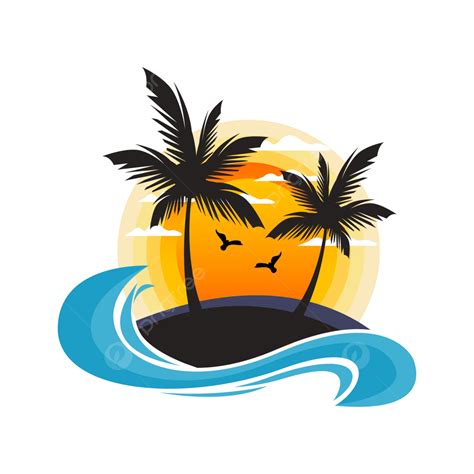 Vetor De Design De Logotipo De Praia Ou Camiseta PNG , De Praia, Vetor ...